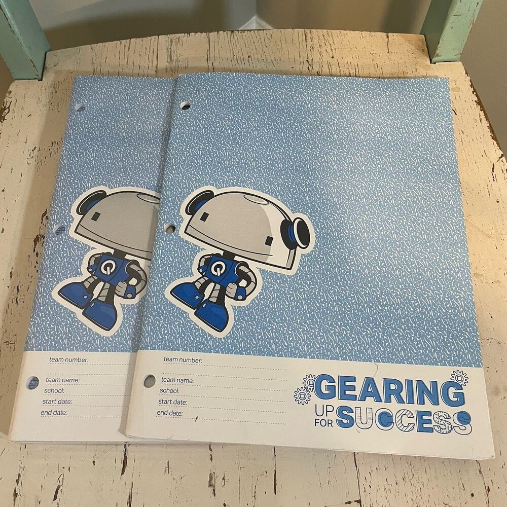 Vex IQ Engineering Notebooks Vex Robotics 1 New Pack‎ Plus One Extra (6 Total)